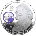 . @7/ABRIL Envío@ ESPAÑA 10 EUROS 2026 ALMUDENA GRANDES 8 de Marzo Día Internacional de la Mujer MONEDA PLATA FNMT Tirada 4.000