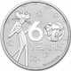 . 1 aaaacoin TUVALU 1 DOLAR 2024 LA PANTERA ROSA 60 Aniversario MONEDA DE PLATA PURA Oz ONZA Pink Panther