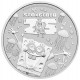 . 1 aaaaaacoin @RARA@ TUVALU 1 DOLAR 2024 BOB ESPONJA 60 Aniversario MONEDA DE PLATA Oz ONZA SpongeBob
