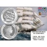 . 1 aaaaacoin BRITISH INDIAN OCEAN TERRITORY 1 ROYAL 2021 BARCO CUTTY SARK MONEDA DE PLATA PURA Inglaterra ONZA OZ