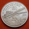 LUXEMBURGO 20 ECU 1992 PARLAMENTO REY HENRY VII KM.X.29 MONEDA DE PLATA PROOF Luxembourg 0.74 ONZAS