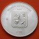 MEXICO 10 PESOS 2004 SONORA Serie ESTADOS MONEDA DE PLATA KM.685 PROOF 1 ONZA OZ (BOTH)