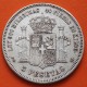 ESPAÑA 5 PESETAS 1871 * 18 75 DEM REY AMADEO I DE SABOYA y ESCUDO KM.666 MONEDA DE PLATA (DURO) Spain silver R/1