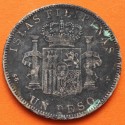 @ISLAS FILIPINAS - RARA@ ESPAÑA Rey ALFONSO XIII 1 PESO 1897 SGV KM.154 MONEDA DE PLATA (DURO) Spain 5 PESETAS 1897 R/4