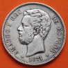 ESPAÑA 5 PESETAS 1871 * 18 71 SDM REY AMADEO I DE SABOYA y ESCUDO KM.666 MONEDA DE PLATA (DURO) Spain silver R/3