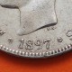 ESPAÑA 5 PESETAS 1897 * 18 97 SGV REY ALFONSO XIII KM.707 MONEDA DE PLATA (DURO) Spain silver R/4