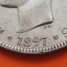 ESPAÑA 5 PESETAS 1897 * 18 97 SGV REY ALFONSO XIII KM.707 MONEDA DE PLATA (DURO) Spain silver R/4