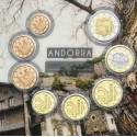 .ANDORRA CARTERA OFICIAL EUROS 2019 SET 1+2+5+10+20+50 Centimos + 1 EURO + 2 EUROS 2019 SC 8 MONEDAS