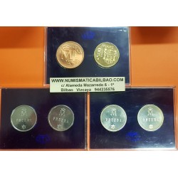 . 0,75 ONZAS PLATA PURA x PRUEBAS FNMT XXV ANIVERSARIO DE BODA REYES DE ESPAÑA 500 PESETAS 1987 ESTUCHE