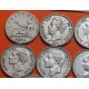 . 5,80 ONZAS PLATA PURA x ESPAÑA 5 PESETAS 1870 1871 1876 1878 1885 1891 1894 1898 GOB. PROVISIONAL a ALFONSO XIII DUROS