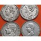 . 5,80 ONZAS PLATA PURA x ESPAÑA 5 PESETAS 1870 1871 1876 1878 1885 1891 1894 1898 GOB. PROVISIONAL a ALFONSO XIII DUROS