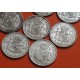 . 5,80 ONZAS PLATA PURA x ESPAÑA 5 PESETAS 1870 1871 1876 1878 1885 1891 1894 1898 GOB. PROVISIONAL a ALFONSO XIII DUROS
