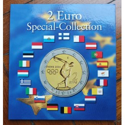 @2ª MANO@ ALBUM LEUCHTTURM PRESSO 2 EURO SPECIAL COLLECTION capacidad para 57 MONEDAS de 2 EUROS 2004/2026