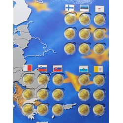 @2ª MANO@ ALBUM LEUCHTTURM PRESSO 2 EURO SPECIAL COLLECTION capacidad para 57 MONEDAS de 2 EUROS 2004/2026
