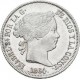 . @ESCASA - FALSA DE ÉPOCA@ ESPAÑA Reina ISABEL II 40 CENTIMOS DE ESCUDO 1864 Ceca de MADRID KM.628.2 MONEDA DE PLATA MBC-