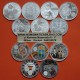 . 12 monedas x ESPAÑA 30 EUROS 2012 2013 2014 (x2) 2015 2016 2017 2018 (x2) 2019 2020 2021 PLATA SC