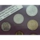 . 1987 RUSIA ESTUCHE OFICIAL LENINGRAD MINT 9 monedas 1+2+3+5+10+15+20+50 KOPECKS y 1 RUBLO 1987 PROOFLIKE KMS SET USSR CCCP