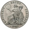 ALEMANIA 1 ECU 1992 EUROPA DAMA CON ESPADA DEUTSCHLAND EINIGKEIT RECHT FREIHEIT MONEDA DE NICKEL SC Germany