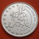 BELGICA 5 ECU 1997 REY ALBERTO y BALDUINO TRATADO DE ROMA KM.205 MONEDA PLATA PROOF + IMPERFECCIONES Belgium silver