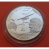 SAMOA I SISIFO 1 DOLAR 1978 AVIADOR CHARLES KINGFORD SMITH KM.49 MONEDA DE PLATA PROOF ESTUCHE Western Samoa 1 Tala 1978