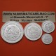 . 4 monedas x MEXICO 1/20 + 1/10 + 1/4 + 1/2 ONZA 2023 ANGEL ALADO PLATA PURA SC silver FRACCIONES DIVISIONAL OZ