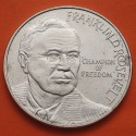 HOLANDA 10 ECU 1994 FRANKLIN D. ROOSVELT CHAMPION OF FREEDOM KM.X.82 MONEDA DE NICKEL SC + IMPERFECCIONES The Netherlands