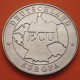 ALEMANIA 1 ECU 1992 EUROPA DAMA CON ESPADA DEUTSCHLAND EINIGKEIT RECHT FREIHEIT MONEDA DE NICKEL SC Germany