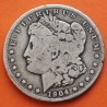 @RARA@ ESTADOS UNIDOS 1 DOLAR 1904 S MORGAN KM.110 MONEDA DE PLATA MUY CIRCULADA USA silver $1 Dollar R/3