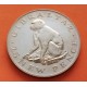 GIBRALTAR 25 PENIQUES 1971 MONO DEL PEÑON KM.5 MONEDA DE NICKEL SC @ESTUCHE@ 25 Pence BARBARY APE