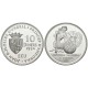 ANDORRA 10 DINERS 1994 DAMA INGRESO EN EUROPA KM.97 MONEDA DE PLATA PROOF 1 ONZA Ley 925