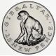 GIBRALTAR 25 PENIQUES 1971 MONO DEL PEÑON KM.5 MONEDA DE NICKEL SC @ESTUCHE@ 25 Pence BARBARY APE