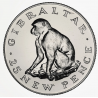 GIBRALTAR 25 PENIQUES 1971 MONO DEL PEÑON KM.5 MONEDA DE NICKEL SC @ESTUCHE@ 25 Pence BARBARY APE