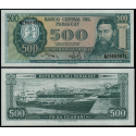 PARAGUAY 500 GUARANIES 1982 GENERAL BERNARDINO CABALLERO Firmas ORK-CSS Pick 206 BILLETE SC UNC BANKNOTE