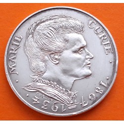 FRANCIA 100 FRANCOS 1984 MARIE CURIE PREMIO NOBEL KM.955B MONEDA DE PLATA MBC + IMPERFECCIONES silver 0,43 ONZAS