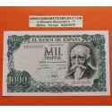 ESPAÑA 1000 PESETAS 1971 JOSE ECHEGARAY Serie 2R Pick 154 BILLETE SC + AGUJEROS DE GRAPA Spain