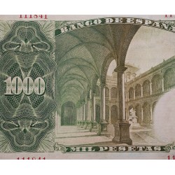 ESPAÑA 1000 PESETAS 1946 LUIS VIVES Sin Serie 111841 Pick 133 BILLETE @RARO@ Spain banknote