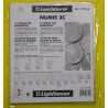 NUMIS 3C --- HOJA PARA BILLETES de 3 ESPACIOS 165mm x 70mm BILLETES, POSTALES... para ALBUM PARDO PEQUEÑO