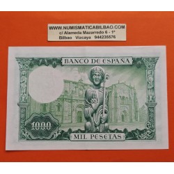 ESPAÑA 1000 PESETAS 1965 SAN ISIDORO SANTIAGO APOSTOL Serie M 1108353 Pick 151 BILLETE EBC- Spain banknote