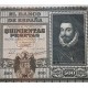 ESPAÑA 500 PESETAS 1940 DON JUAN DE AUSTRIA y BARCO Serie A 3059189 Pick 119 @BILLETE RARO@ Spain banknote