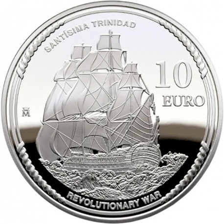 . @17/MARZO Envío@ ESPAÑA 10 EUROS 2026 LUIS DE CORDOVA Revolutionary War MONEDA DE PLATA FNMT