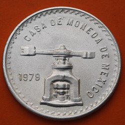 . @ESCASA@ MEXICO 1 ONZA 1979 BALANZA KM.M49 MONEDA SC- OZ Mejico UNA ONZA TROY DE PLATA PURA R/3