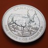 . @VER FOTOS - IMPERFECCIONES@ CANADA 5 DOLARES 2013 WILDLIFE ANTILOPE MONEDA DE PLATA PURA 9999 $5 silver ONZA OZ cápsula