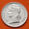 . @PRECIOSA@ PORTUGAL 10 CENTAVOS 1915 DAMA ALEGORIA y ESCUDO KM.563 MONEDA DE PLATA silver coin REPUBLICA PORTUGUESA