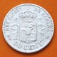 @ESCASA@ ESPAÑA Rey ALFONSO XII 50 CENTIMOS 1885 * 8/6 MSM REY y ESCUDO KM.685 MONEDA DE PLATA MBC+ Spain R/1
