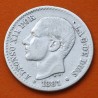 ESPAÑA Rey ALFONSO XII 50 CENTIMOS 1881 * 8/1 MSM REY y ESCUDO KM.685 MONEDA DE PLATA MBC+ R/3