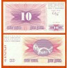 BOSNIA 10 DINARA 1992 PUENTE MEDIEVAL NARODNA BANKA Pick 10 BILLETE SC UNC BANKNOTE Y HERZEGOVINA