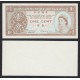 HONG KONG 1 CENTIMO 1961 REINA ISABEL II REVERSO LISO Tamaño mínimo Pick 325B BILLETE SC UNC BANKNOTE