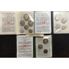 3 Carteras PROOF x ESPAÑA CARTERA FNMT 1976+1977+1979 PRUEBAS NUMISMATICAS 50 Centimos + 1+5+25+50+100 PESETAS