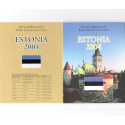 @OFERTA@ ESTONIA MONEDAS EURO PRUEBA 2004 CARTERA SET Euro Set 8 coins ESSAI PROBE PATTERN Estonie Eesti NO OFICIALES