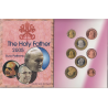 @OFERTA@ VATICANO MONEDAS EURO PRUEBA 2004 THE HOLY FATHER Edition ESSAI PROBE PATTERN 8 coins Vatican City NO OFICIALES